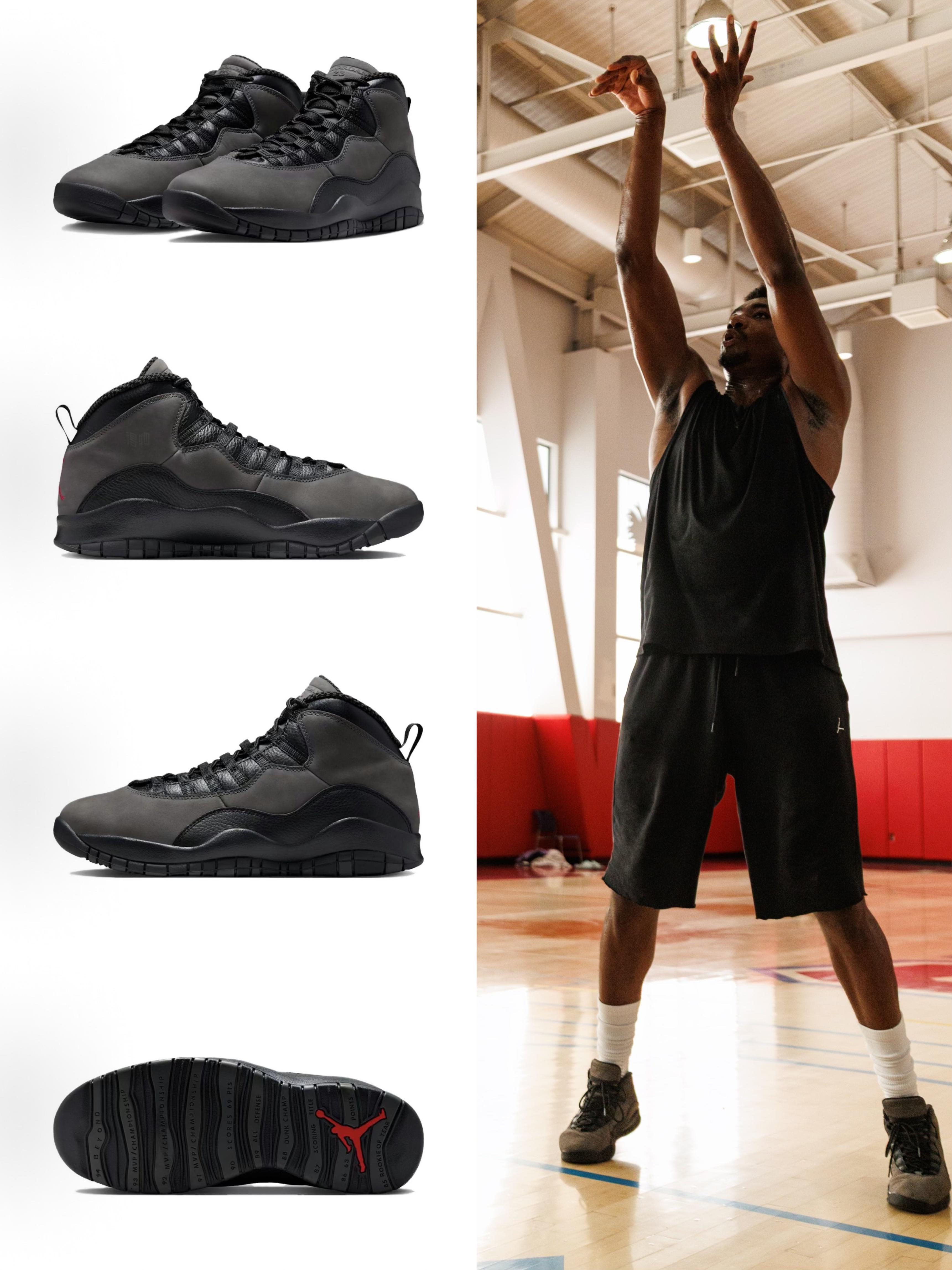 经典老鞋实战!托马斯·布莱恩特训练上脚Jordan 10 Retro